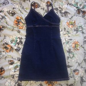 Vintage Denim Body-Con Dress