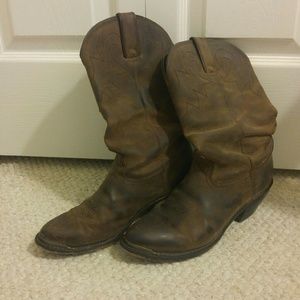 Durango Brown slouch Boots size 8
