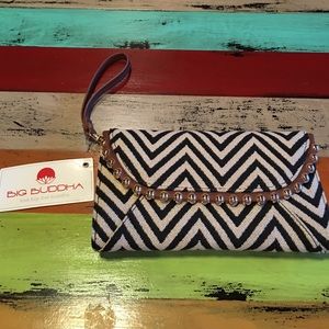 Big Buddha Chevron Wristlet