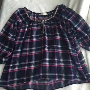 Abercrombie Kids Plaid Blouse