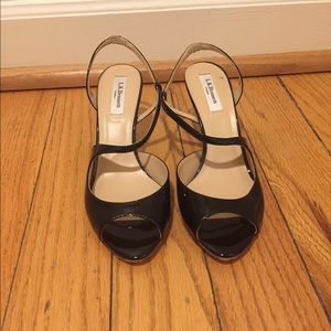 LK Bennet Palmita Peep Toe Sandal