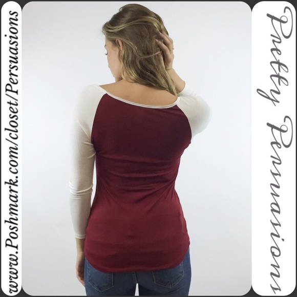 SOLD ✨"How To Make Me Happy" Raglan Graphic Top - Picture 3 of 4