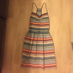 Aztec Print Skater Dress
