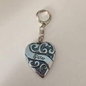 Sister key chain