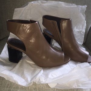 Tory Burch open toed booties
