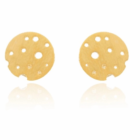 Cheese stud earrings!