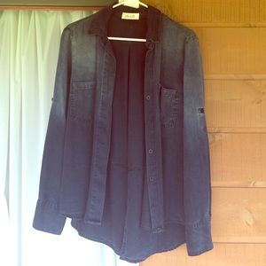 Bella Dahl oversized shirt. Size small