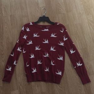 Forever 21 burgundy sweater