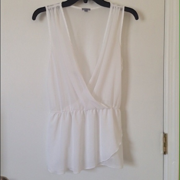 Charlotte Russe Low V-neck Blouse
