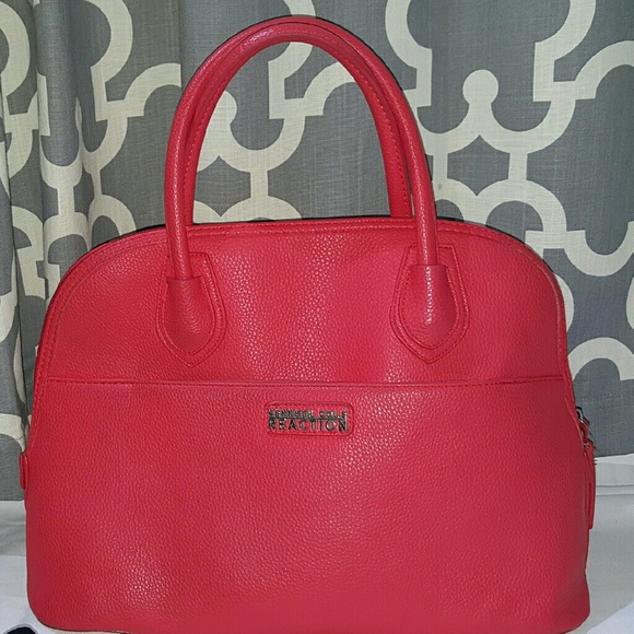 Fun and Trendy vegan leather satchel!