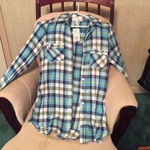 Plaid button up