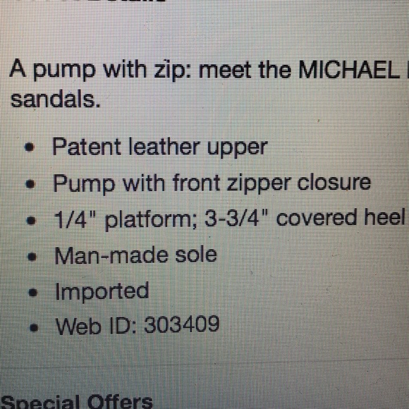 MICHAEL Berkley T-Strap Sandals (heels) - Picture 4 of 4