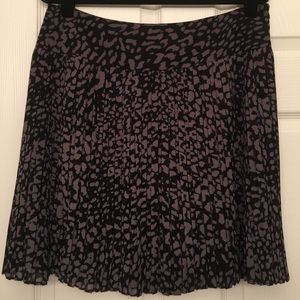 Ann Taylor Loft Printed Pleated Skirt