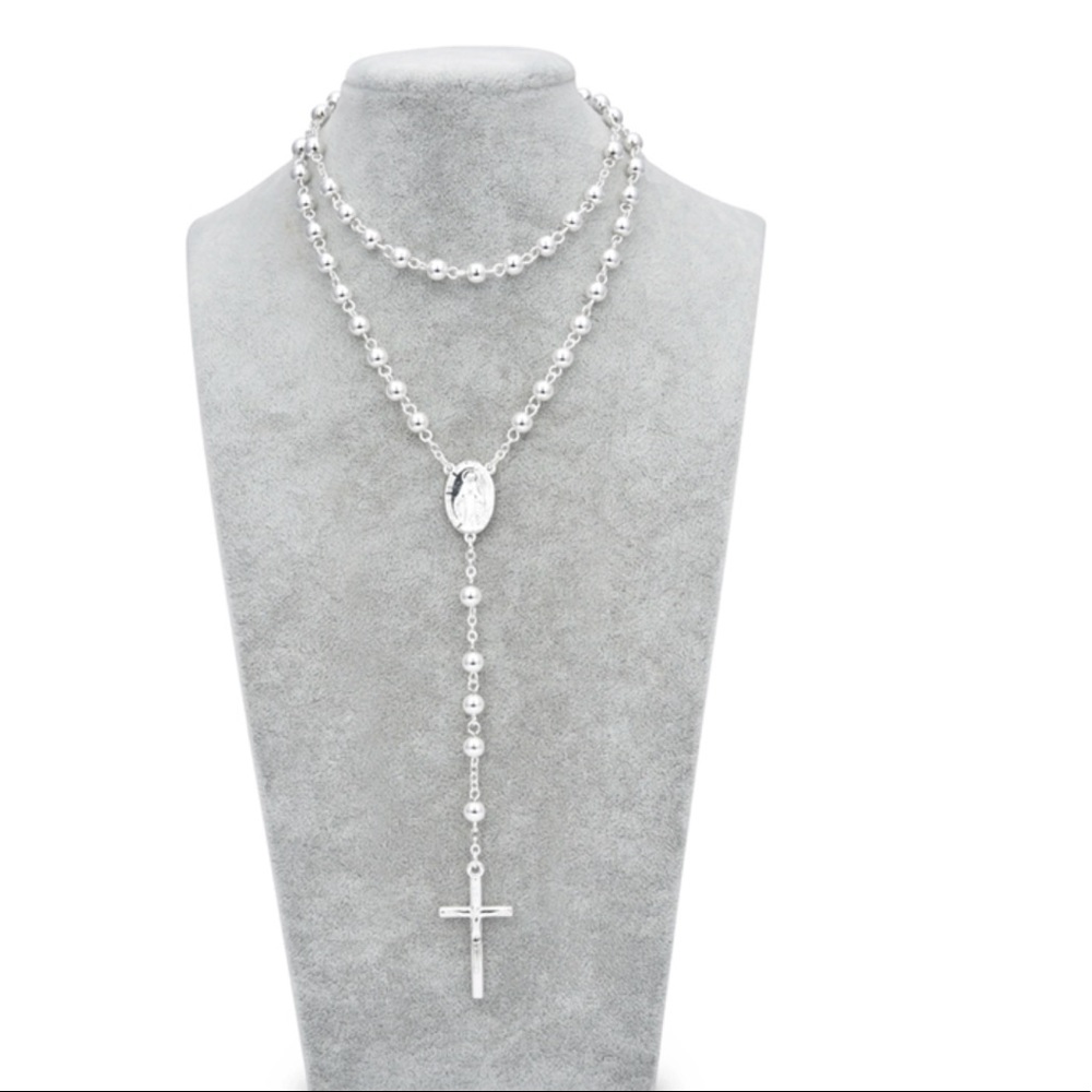 Gold & silver plated Cross Pendant necklaces - Picture 2 of 2
