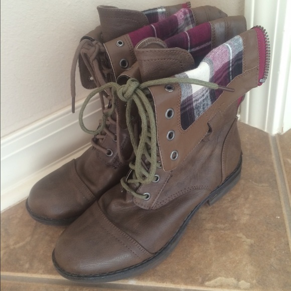 Madden Girl Combat Boots