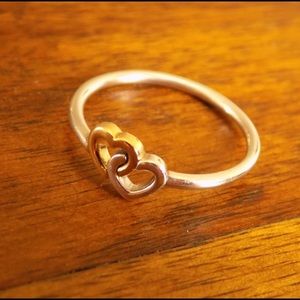 PANDORA Heart to Heart Ring Size 9