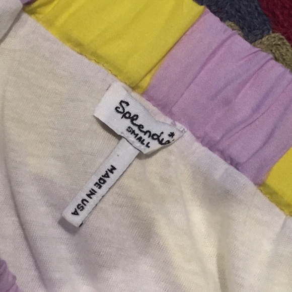 Splendid Magnolia Yellow Striped Strapless Maxi - Picture 3 of 4