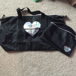 Duffle bag with holder