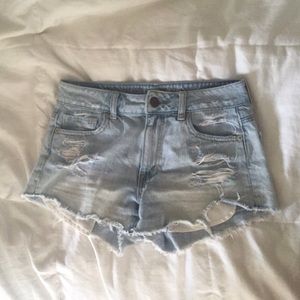American Eagle Outfitters Shorts - American Eagle Hi Rise Festival Distressed Shorts American Eagle Outfitters Shorts - American Eagle Hi Rise Festival Distressed Shorts