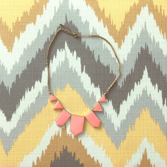 Coral statement necklace