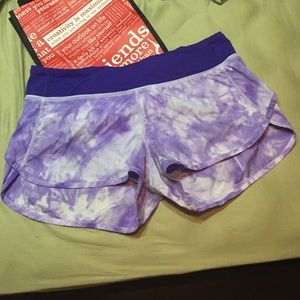 Lululemon speed shorts sz8