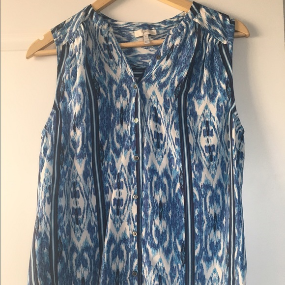 Joie sleeveless silk blouse