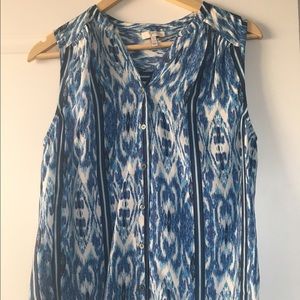 Joie sleeveless silk blouse