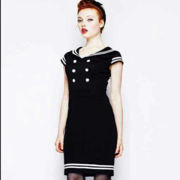Black & White Sailor Dress