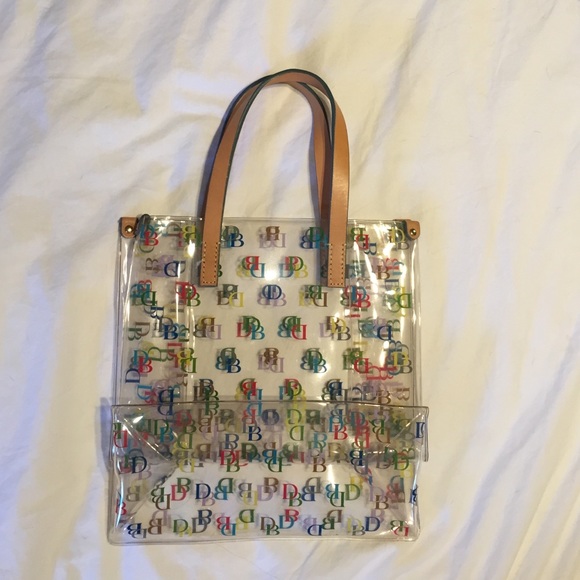 DOONEY & BOURKE clear multi tote bag