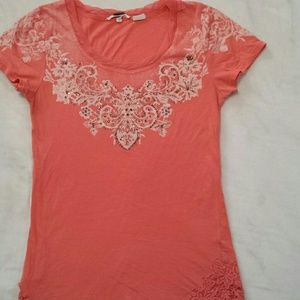 Miss me coral top