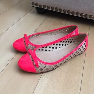 Kate Spade leather ballet flats