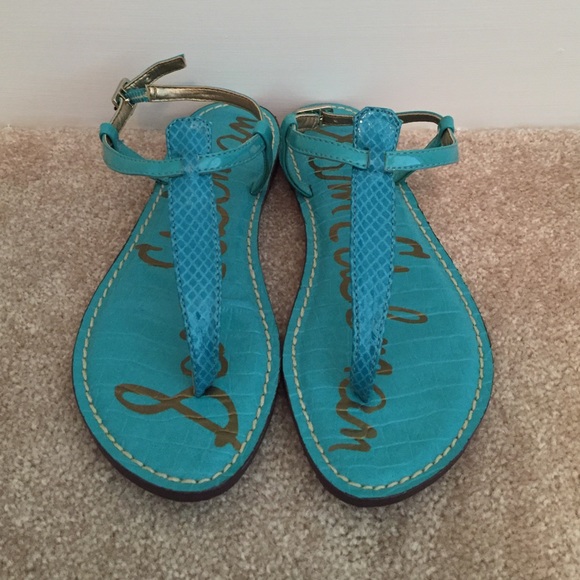 Sam Edelman Turquoise Gigi Sandal - Size 6M