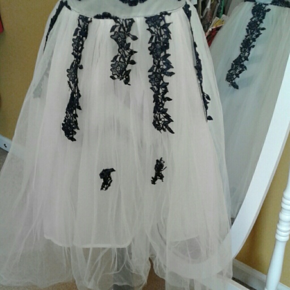 NWT beautiful blue Whitwell tulle dress sz jr7 - Picture 3 of 4