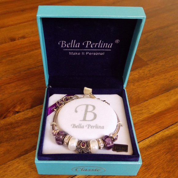 NEW BELLA PERLINA Butterfly Charm Bracelet