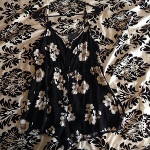 Brandy Melville Floral Romper