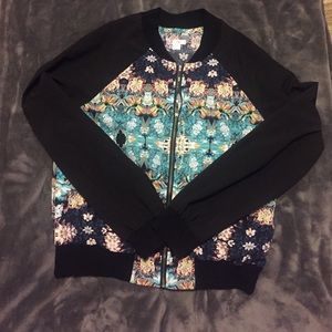Printed Bomber Jacket