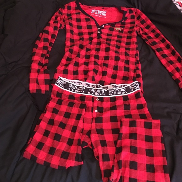 Two piece pink sleep ware