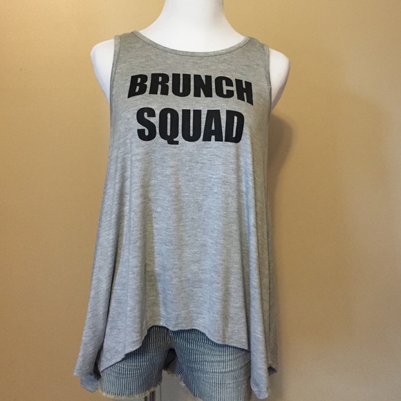 enough about me... Tops - "Brunch Squad" tank top