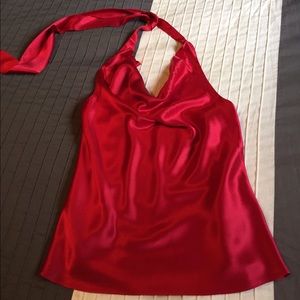 Banana Republic silk halter top.
