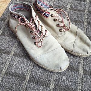 Toms suede espadrilles botties