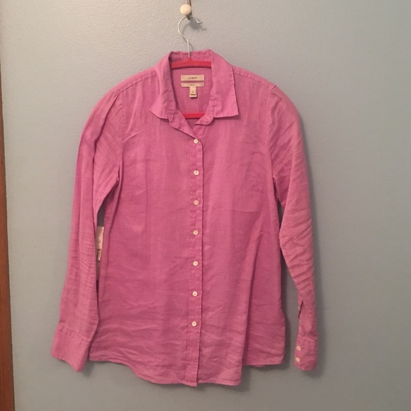 J.crew perfect shirt in linen
