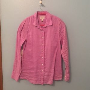 J.crew perfect shirt in linen