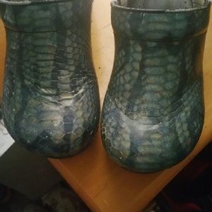 Blue designer Dansko
