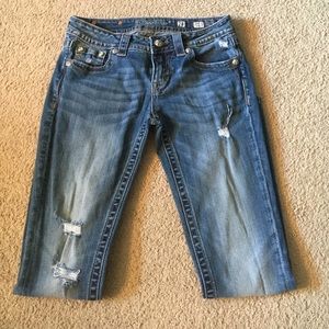 MISS ME Signature Skinny Distressed Jeans