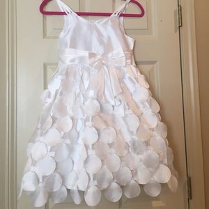 Girls white Bonnie Jean dress