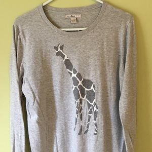 Women's giraffe cotton sweater