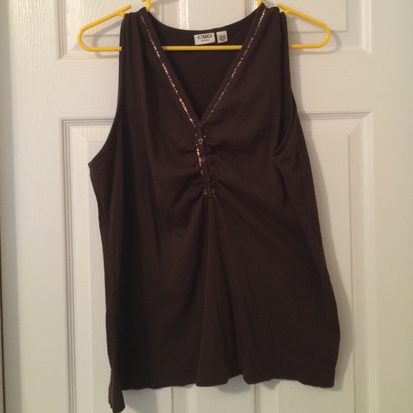 V-neck tank top - Picture 1 of 4