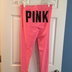 Pink high rise legging