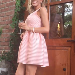 Pink cocktail dress