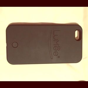 LuMee iPhone 6/6s Plus case- black